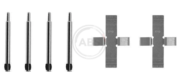 Compre Kit de molas de fixação de sapatas de disco traseiras Mercedes E 