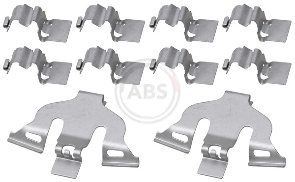 Kit de molas de fixação de sapatas de disco dianteiras Audi Q7  4MB, 4MG, 4MQ