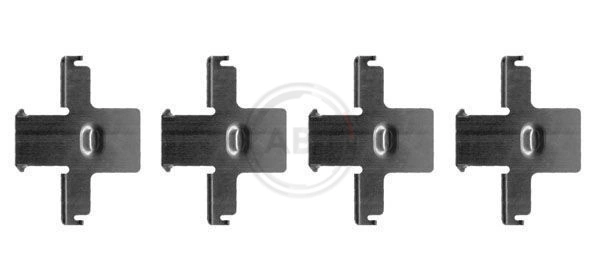 Kit de molas de fixação de sapatas de disco dianteiras para Nissan Patrol Y60