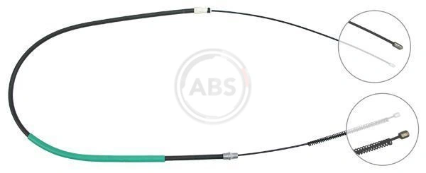 Compre E074009 Peugeot/Citroen Cabo traseiro direito/esquerdo do freio de estacionamento