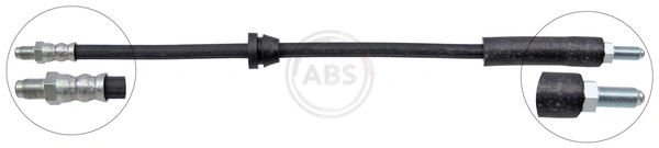  Mangueira do freio dianteira Ford Fiesta Mk1 hatchback (GBFT) (1976 - 1983) Mk1