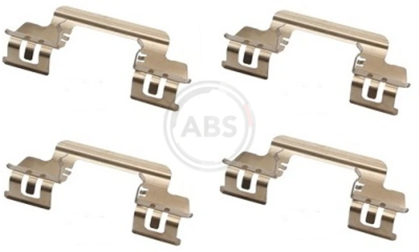Kit de molas de fixação de sapatas de disco dianteiras para Chrysler 300 