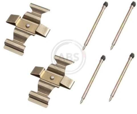 Kit de molas de fixação de sapatas de disco dianteiras Mercedes C  W203