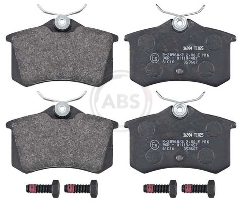  Sapatas do freio traseiras de disco Citroen C3 AIRCROSS II SUV (2R, 2C) (2017 - 2026) AIRCROSS II