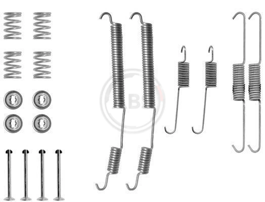 Compre Kit de montagem das sapatas traseiras de tambor Fiat Ducato 2