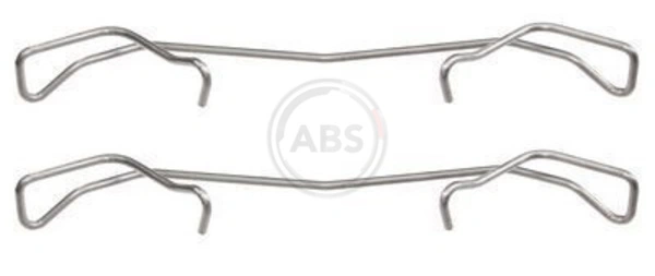 Kit de molas de fixação de sapatas de disco dianteiras para Seat Ibiza 6J5, 6P1