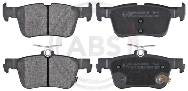 Sapatas do freio traseiras de disco para Ford Mustang CGW, K3R, K3S