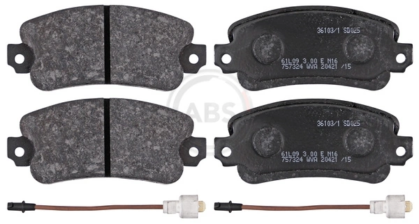 Compre 95202880 General Motors Sapatas do freio dianteiras de disco