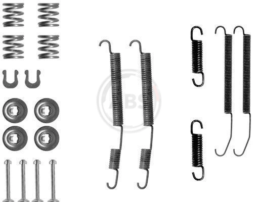 Kit de montagem das sapatas traseiras de tambor para Subaru Impreza GF