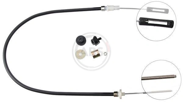 Cabo de embraiagem para Volkswagen Jetta 19E, 1G2, 165, 167
