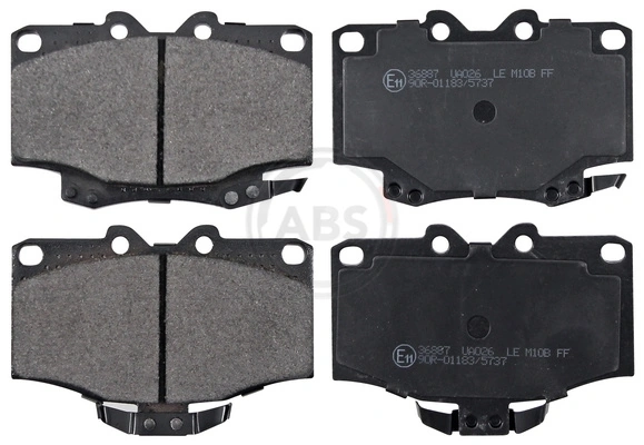 0449160110 Toyota Sapatas do freio dianteiras de disco