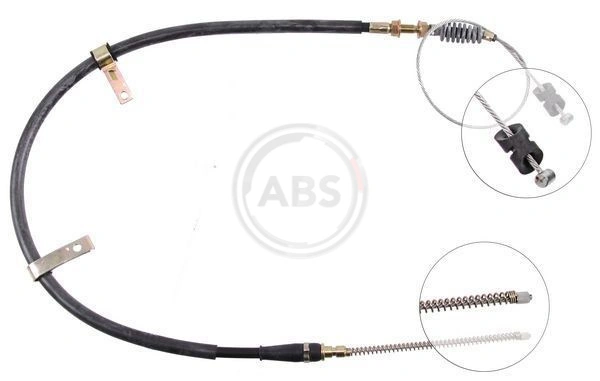 Cabo do freio de estacionamento traseiro direito para Mazda 626 GC