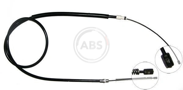 Cabo traseiro direito/esquerdo do freio de estacionamento 111004 Beca Cables