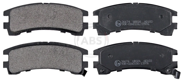 Sapatas do freio traseiras de disco Nissan Terrano I WD21