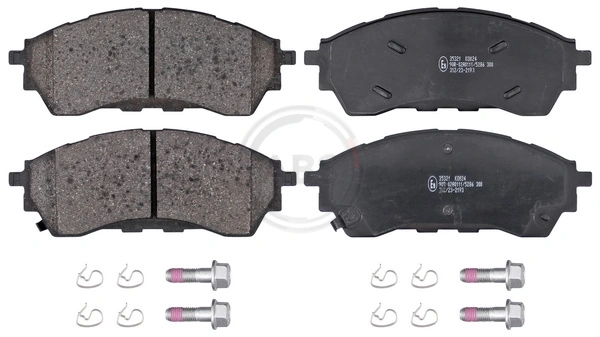 2229885 Ford Sapatas do freio traseiras de disco