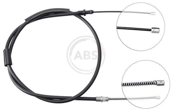 109004 Beca Cables Cabo do freio de estacionamento traseiro esquerdo