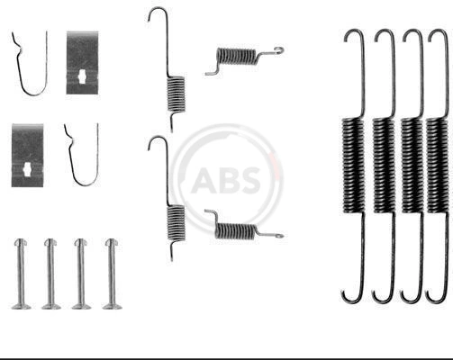 Kit de montagem das sapatas traseiras de tambor Mazda 626 III GD ao melhor preço