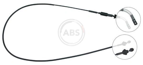 Cabo/pedal de gás (de acelerador) para Ford Escort GAL