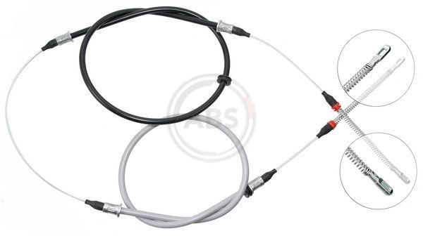 Cabo traseiro direito/esquerdo do freio de estacionamento Opel Kadett  31-34, 41-44 ao melhor preço