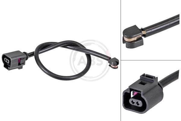 Sensor dianteiro de desgaste das sapatas do freio 9Y0907253B VAG