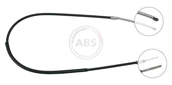 Compre 1601004 Beca Cables Cabo do freio de estacionamento traseiro esquerdo
