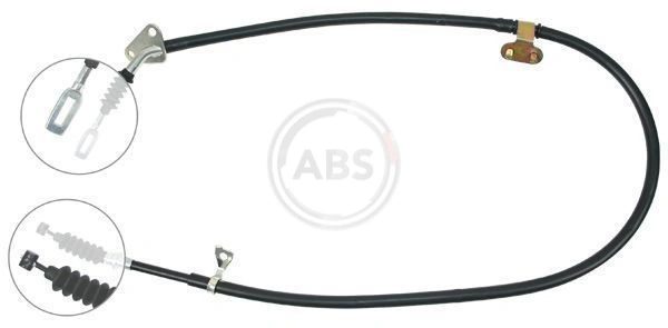 Cabo do freio de estacionamento traseiro direito para Mazda 323 BG
