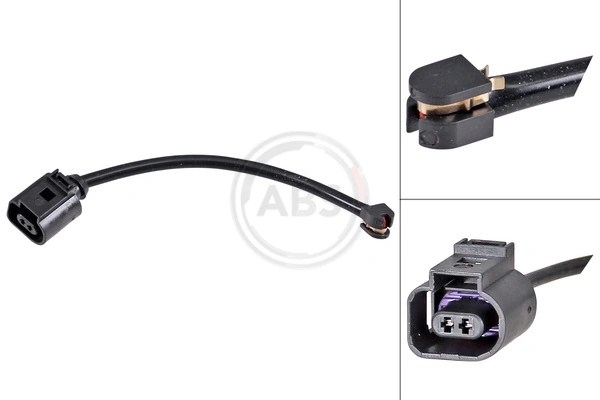 Sensor traseiro de desgaste das sapatas do freio para Porsche Cayenne 9YA