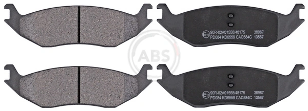 K68334863AA Fiat/Alfa/Lancia Sapatas do freio traseiras de disco