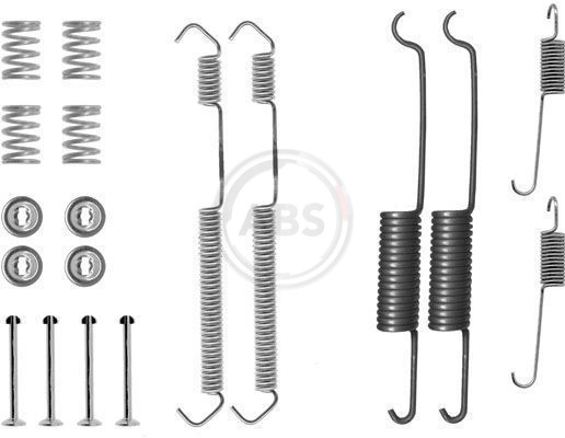 Compre Kit de montagem das sapatas traseiras de tambor Fiat Ducato 1