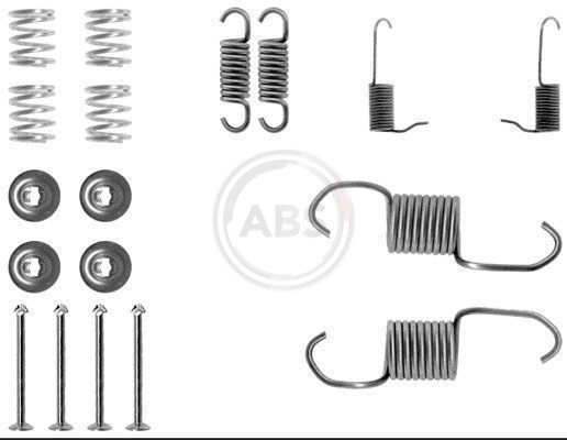 Kit de montagem das sapatas traseiras de tambor Mitsubishi L 200  K4T ao melhor preço