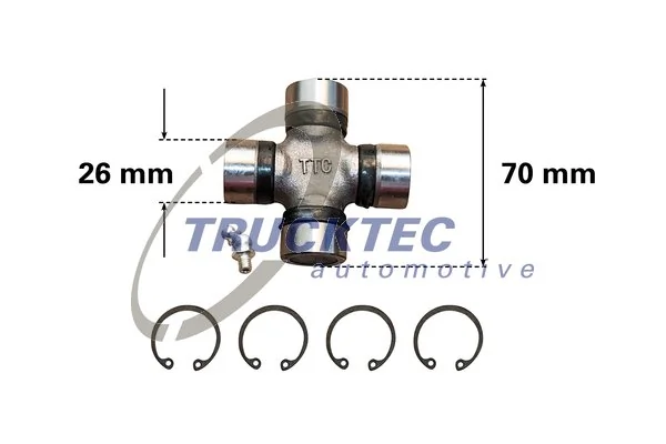 Compre GU7410 GMB Cruzeta da junta universal traseira
