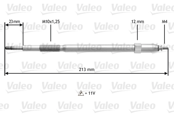 345221 VALEO Vela de incandescência