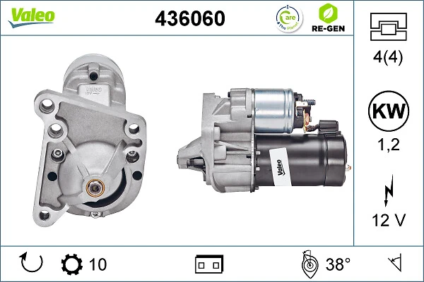 Compre 436060 VALEO Motor de arranco
