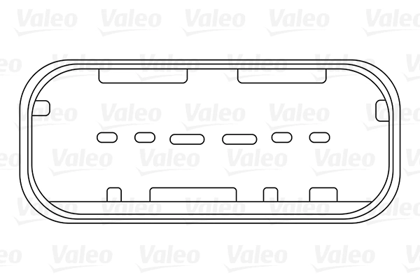 851526 VALEO Mecanismo de acionamento de vidro da porta traseira esquerda