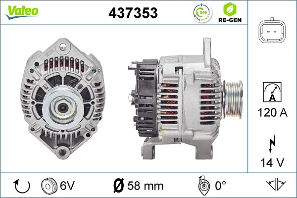 Compre 437353 VALEO Gerador