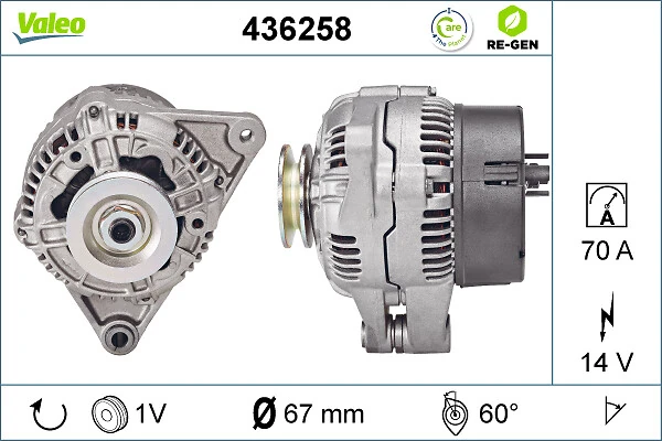 Compre 436258 VALEO Gerador