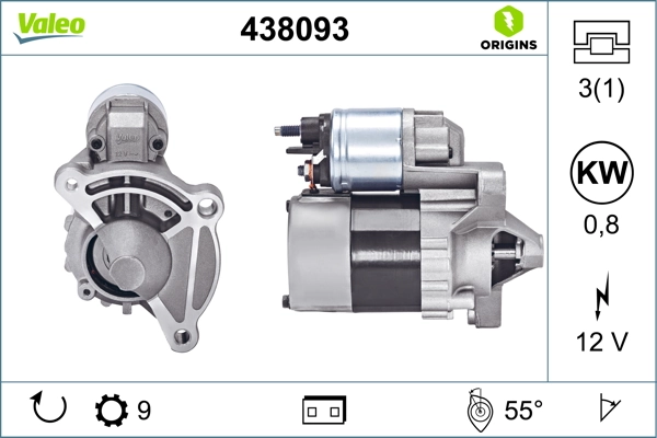 Motor de arranco MQS581 Polcar