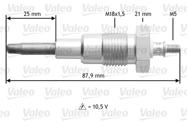 Vela de incandescência Peugeot/Citroen 5415813