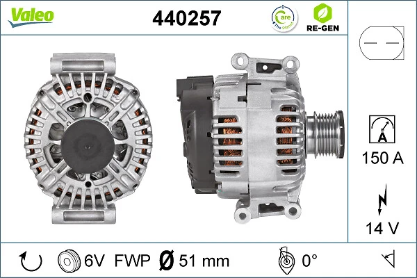 Compre 440257 VALEO Gerador