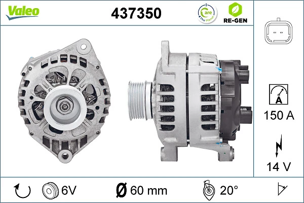 Compre 437350 VALEO Gerador