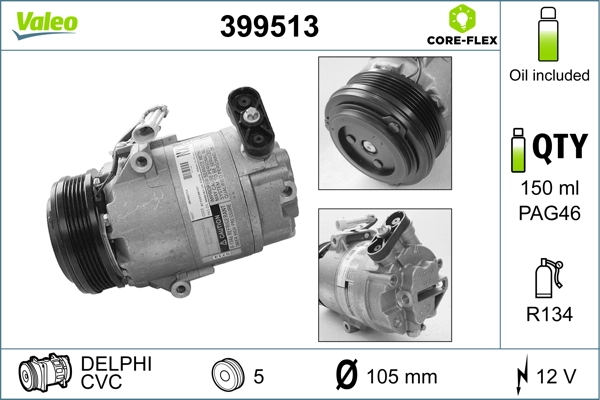 Compressor de aparelho de ar condicionado Polcar 5508KS5S