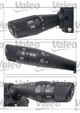 735521318 Fiat/Alfa/Lancia Comutador instalado na coluna da direção, montado