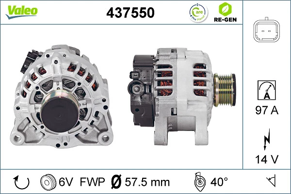 Compre 437550 VALEO Gerador