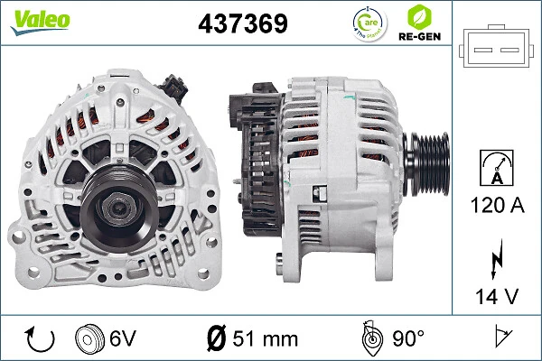 Compre 437369 VALEO Gerador