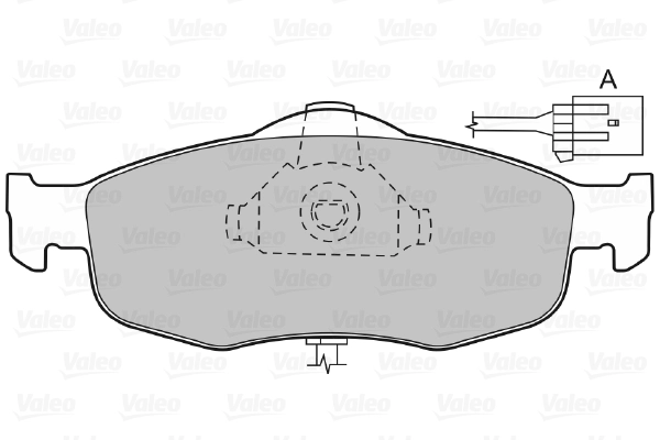 Compre 1617252180 Peugeot/Citroen Sapatas do freio dianteiras de disco