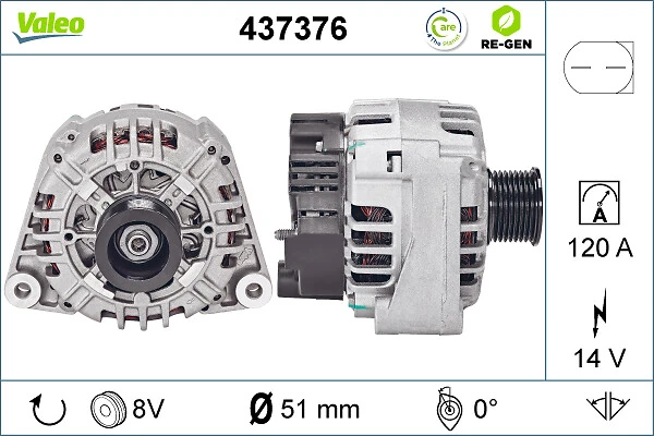 Compre 437376 VALEO Gerador