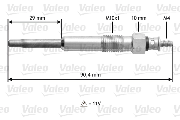 Vela de incandescência Renault Clio SYMBOL LB0, LB1, LB2