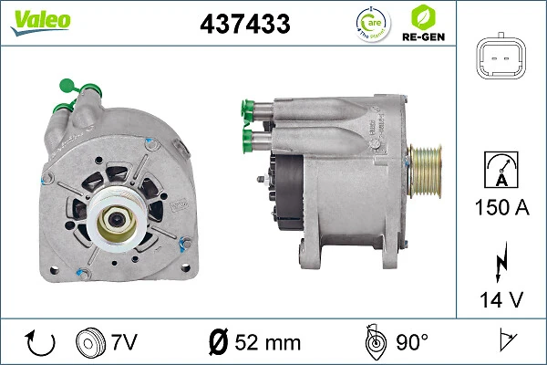 Compre 437433 VALEO Gerador