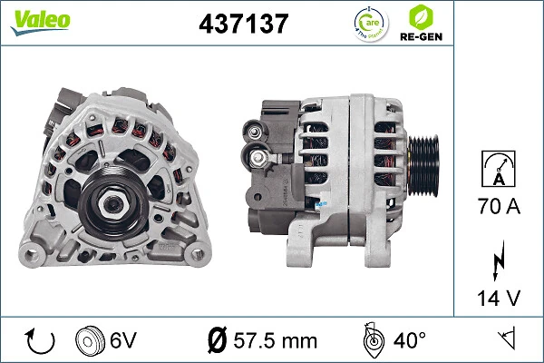 Compre 437137 VALEO Gerador