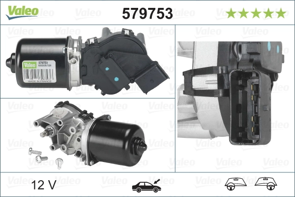 Motor de limpador pára-brisas do pára-brisas Renault Laguna II hatchback (BG0, BG1) (2001 - 2007) II